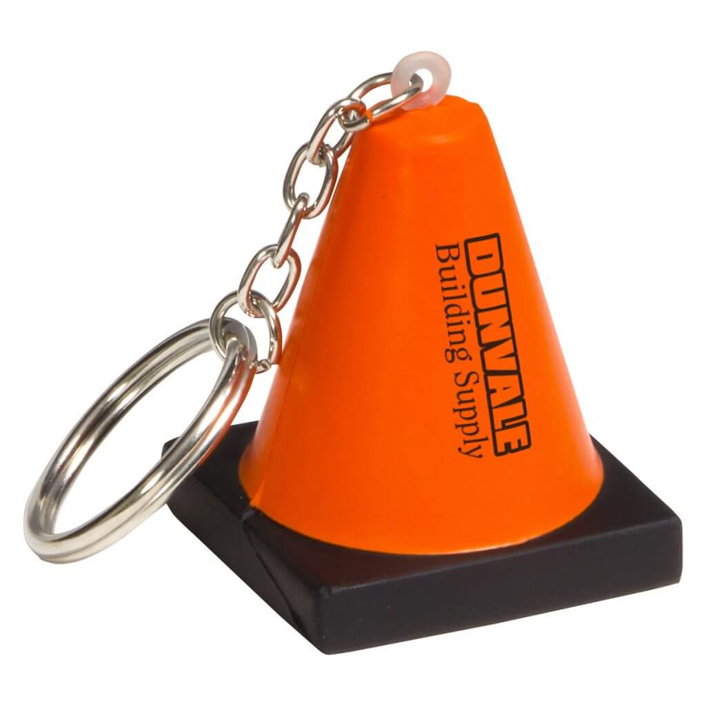Safety Cone Key Chain Promotional Product