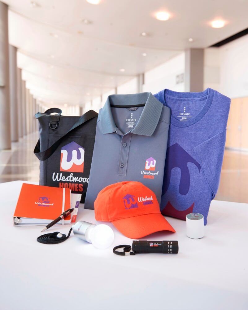Selection of branded items for employees