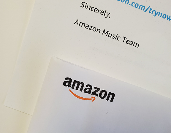 Amazon Direct Mail Envelope